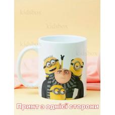 Кружка Міньйон Гадкий я з принтом Minion керамічна чашка 330 мл