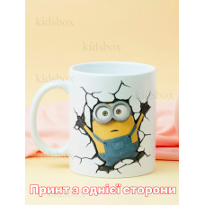 Кружка Міньйон Гадкий я з принтом Minion керамічна чашка 330 мл