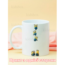 Кружка Міньйон Гадкий я з принтом Minion керамічна чашка 330 мл