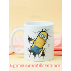 Кружка Міньйон Гадкий я з принтом Minion керамічна чашка 330 мл