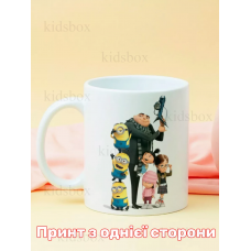 Кружка Міньйон Гадкий я з принтом Minion керамічна чашка 330 мл