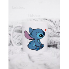 Кружка Ліло і Стіч з принтом керамічна чашка Lilo and Stitch 330 мл