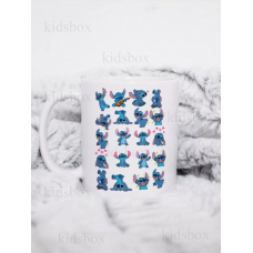 Кружка Ліло і Стіч з принтом керамічна чашка Lilo and Stitch 330 мл