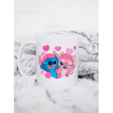 Кружка Ліло і Стіч з принтом керамічна чашка Lilo and Stitch 330 мл