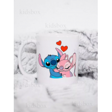 Кружка Ліло і Стіч з принтом керамічна чашка Lilo and Stitch 330 мл