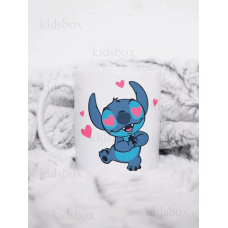 Кружка Ліло і Стіч з принтом керамічна чашка Lilo and Stitch 330 мл