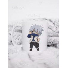 Кружка Наруто Какаші з принтом керамічна чашка Naruto 330 мл