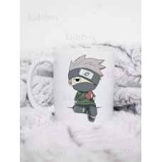 Кружка Наруто Какаші з принтом керамічна чашка Naruto 330 мл