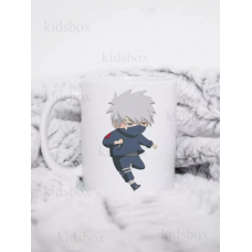 Кружка Наруто Какаші з принтом керамічна чашка Naruto 330 мл