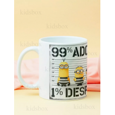 Кружка Міньйон Гадкий я з принтом Minion керамічна чашка 330 мл