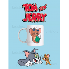 Кружка Том і Джеррі з принтом керамічна чашка Tom and Jerry 330 мл