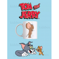 Кружка Том і Джеррі з принтом керамічна чашка Tom and Jerry 330 мл