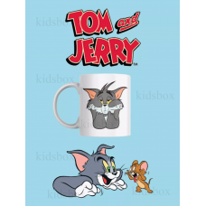 Кружка Том і Джеррі з принтом керамічна чашка Tom and Jerry 330 мл