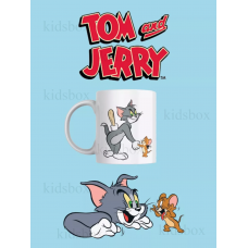 Кружка Том і Джеррі з принтом керамічна чашка Tom and Jerry 330 мл