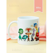 Кружка Думками навиворіт Головоломка з принтом керамічна чашка Inside Out 330 мл