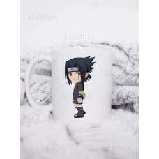 Кружка Наруто Саске Чібі з принтом керамічна чашка Naruto Sasuke Uchiha 330 мл