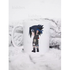 Кружка Наруто Саске Чібі з принтом керамічна чашка Naruto Sasuke Uchiha 330 мл