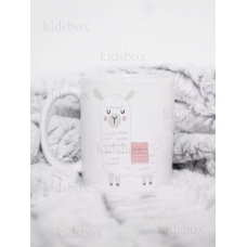 Кружка Лама з принтом керамічна чашка Lama 330 мл