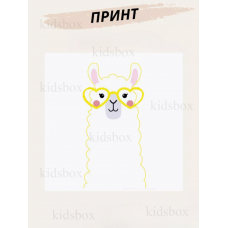 Кружка Лама з принтом керамічна чашка Lama 330 мл