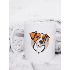 Кружка Джек Рассел з принтом керамічна чашка Jack Russell собака 330 мл