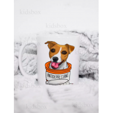 Кружка Джек Рассел з принтом керамічна чашка Jack Russell собака 330 мл