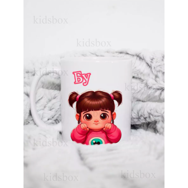 Кружка Бу з принтом керамічна чашка 330 мл