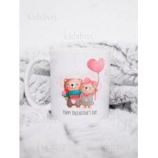 Кружка 14 лютого з принтом керамічна чашка День Святого Валентина 330 мл