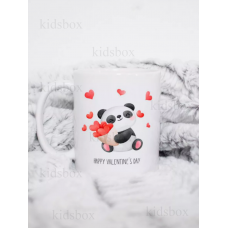 Кружка 14 лютого з принтом керамічна чашка День Святого Валентина 330 мл