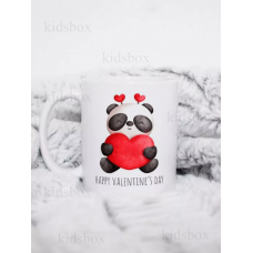 Кружка 14 лютого з принтом керамічна чашка День Святого Валентина 330 мл