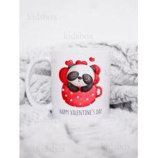 Кружка 14 лютого з принтом керамічна чашка День Святого Валентина 330 мл