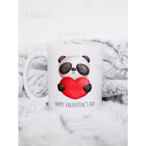 Кружка 14 лютого з принтом керамічна чашка День Святого Валентина 330 мл