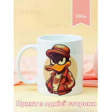 Кружка Дональд Дак качка з принтом керамічна чашка Duck 330 мл