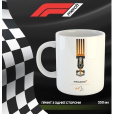 Кружка Гонка Формула 1 Ред Бул з принтом керамічна чашка унікальна яскрава Red Bull Феррарі Макларен Мерседес 330 мл