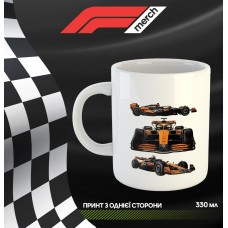 Кружка Гонка Формула 1 Ред Бул з принтом керамічна чашка унікальна яскрава Red Bull Феррарі Макларен Мерседес 330 мл