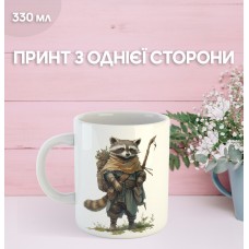 Кружка Єнот Ракет Вартові Галактики з принтом керамічна чашка унікальна яскрава Rocket Raccoon Guardians of the Galaxy Marvel 330