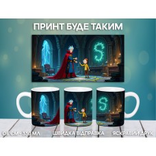 Кружка Рік та Морті з принтом керамічна чашка Rick and Morty 330 мл