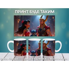 Кружка Ліло і Стіч з принтом керамічна чашка Lilo & Stitch 330 мл