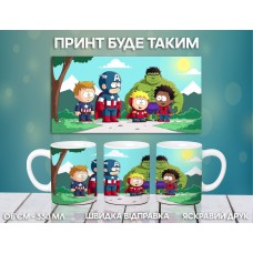 Кружка Південний Парк Саус Парк з принтом керамічна чашка South Park 330 мл