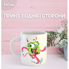 Кружка Губка Боб Спанч Боб з принтом керамічна чашка SpongeBob SquarePants 330 мл