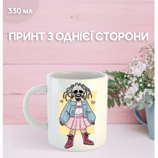 Кружка Сліпкнот з принтом керамічна чашка Slipknot 330 мл