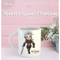 Кружка Відьмак з принтом керамічна чашка The Witcher 330 мл