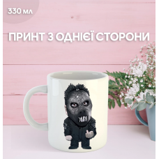 Кружка Сліпкнот з принтом керамічна чашка Slipknot 330 мл