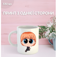 Кружка Гаррі Поттер з принтом керамічна чашка Harry Potter 330 мл