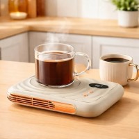 Настольный подогреватель-подставка для чашек ST-08 Бежевый