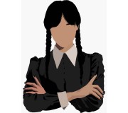 Брелки «Венздей Аддамс» (Wednesday Addams): похмурий стиль