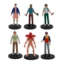 Набор фигурок Очень странные дела Одиннадцать Демогоргон Stranger Things Eleven Demogorgon 6 шт 11,5 см