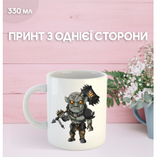 Кружка World of Warcraft ворлд оф варкрафт Світ військового ремесла з принтом керамічна чашка 330 мл