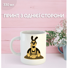 Кружка Бенді та чорнильна машина з принтом керамічна чашка Bendy and the ink machine 330 мл
