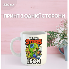 Кружка Бравл старс Brawl Stars з принтом керамічна чашка 330 мл