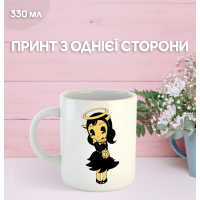 Кружка Бенди и чернильная машина с принтом керамическая чашка Bendy and the ink machine 330 мл